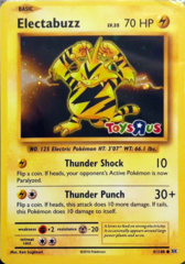 Electabuzz 41/108 Cosmos Holo Promo - Toys R Us Exclusive